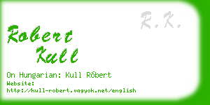 robert kull business card